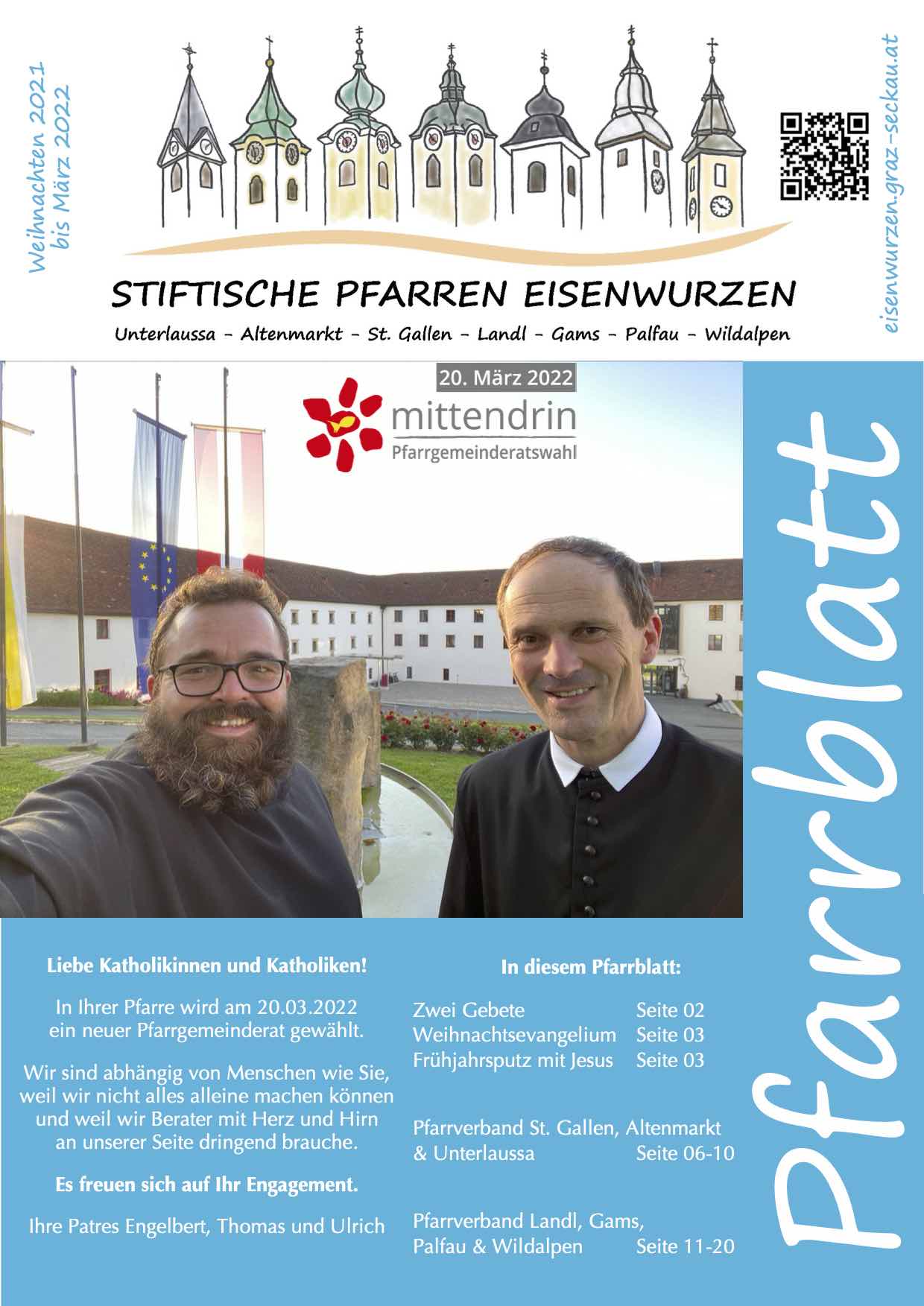 Stiftische Pfarren Eisenwurzen / Ulrich Diel OSB Pfarrblatt